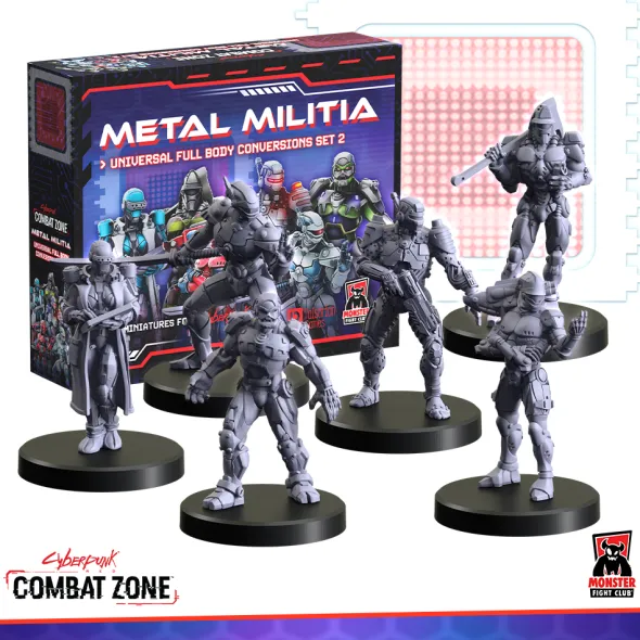 Cyberpunk Red - Combat Zone - Metal Militia (Full Body Conversions 2)