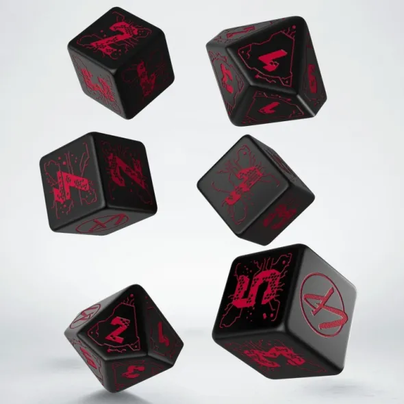 Cyberpunk Red Essential Dice Set (4D6 & 2D10)