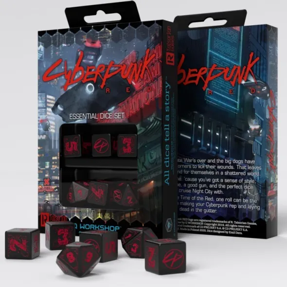 Cyberpunk Red Essential Dice Set (4D6 & 2D10)