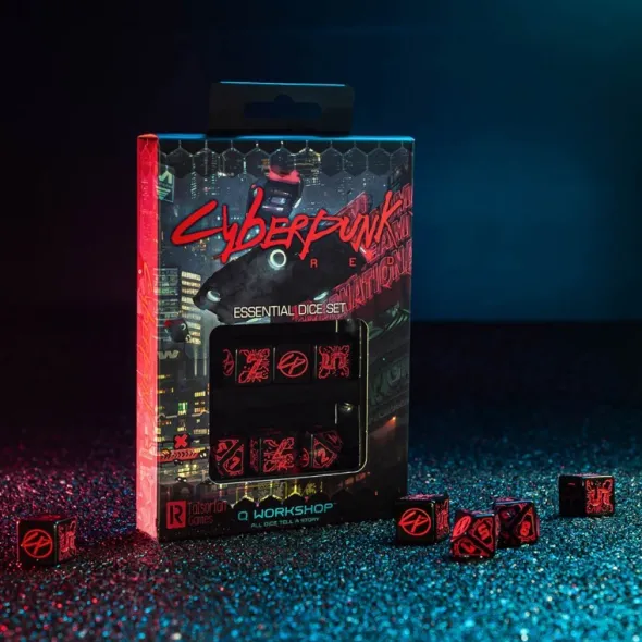Cyberpunk Red Essential Dice Set (4D6 & 2D10)