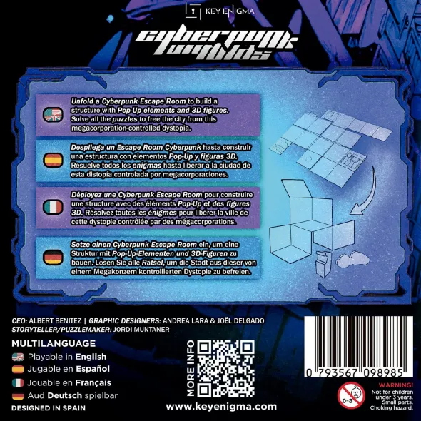 Cyberpunk Unfolds: Pop-Up Escape 3D