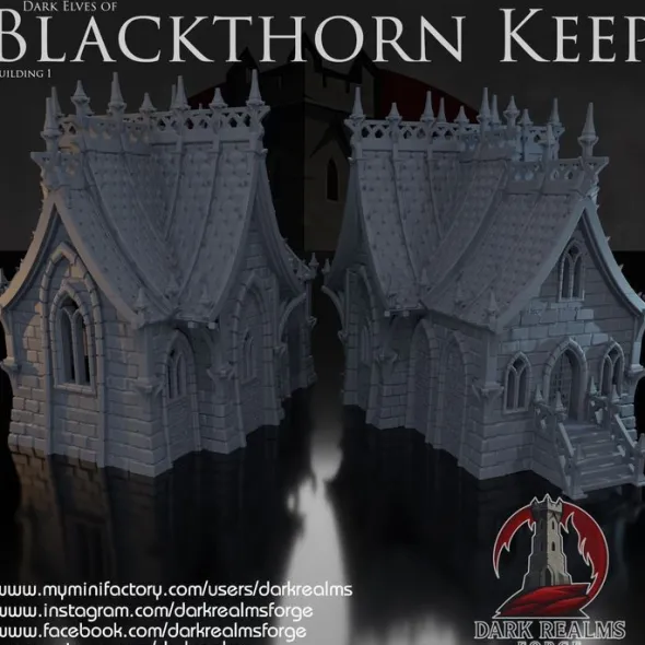 Dark realms - Blackthorn Keep - Maison elfe noir 1