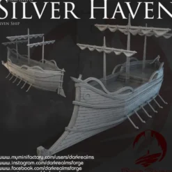 Dark Realms - Silver Haven - Bateau haut elfe