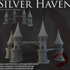 Dark Realms - Silver Haven - Entrée du port haut elfe