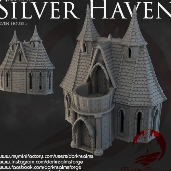 Dark Realms - Silver Haven - Maison haut elfe 3