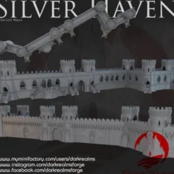 Dark Realms - Silver Haven - Murs de la cité haut elfe