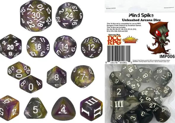 DCC - Mind Spike Unleashed Arcana Dice Set
