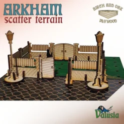 Décors Arkham (Cour Avant)