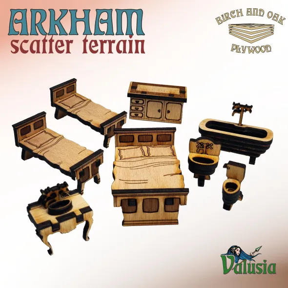 Décors Arkham (Meubles)
