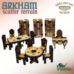 Décors Arkham (Salle de séjour)