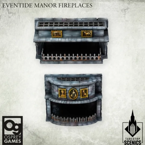 Décors Officiels Frostgrave - Eventide Manor Fireplaces