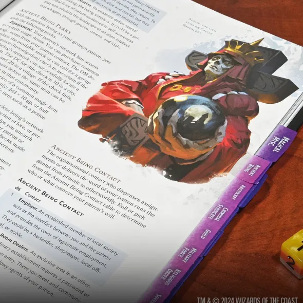 D&D Book Tabs: Tasha's Cauldron of Everything