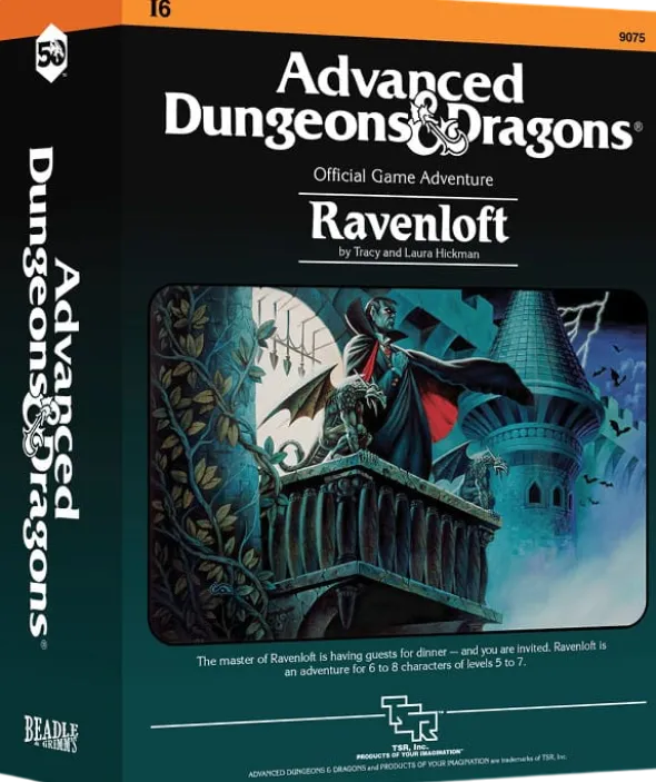 D&D Classic Module Dice Set - Ravenloft