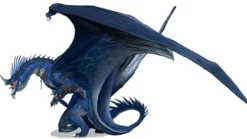 D&D Icons of the Realms: Anthradusk Ancient Blue Dragon
