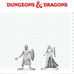 D&D Nolzur's Marvelous Miniatures: Black Gauntlet & Zhentilar Paladin of Bane