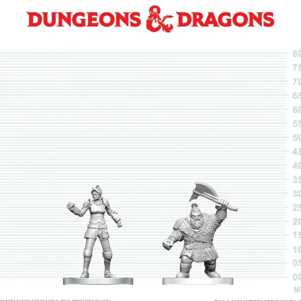 D&D Nolzur's Marvelous Miniatures: Cultist of Bane & Dwarf Zhentilar Soldier