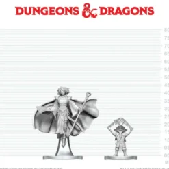 D&D Nolzur's Marvelous Miniatures: Gnome Warlock & Aasimar Wizard