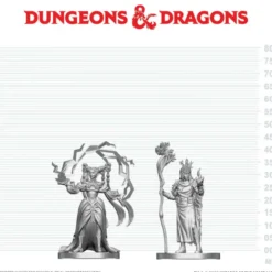 D&D Nolzur's Marvelous Miniatures: Human Druid & Elf Sorcerer