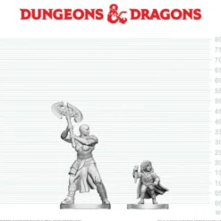D&D Nolzur's Marvelous Miniatures: Goliath Barbarian & Halfling Rogue