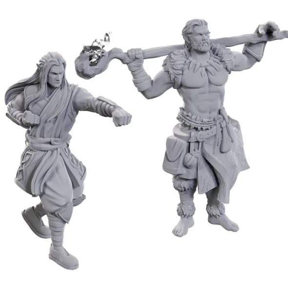 D&D Nolzurs Marvelous Miniatures: Archdruid & Martial Art Adept