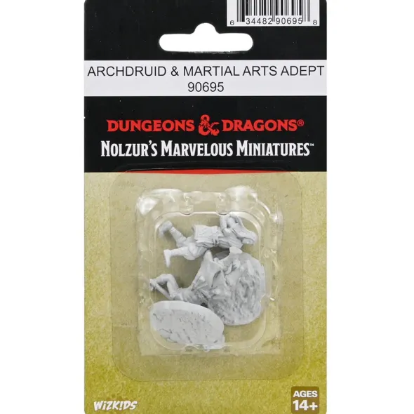 D&D Nolzurs Marvelous Miniatures: Archdruid & Martial Art Adept