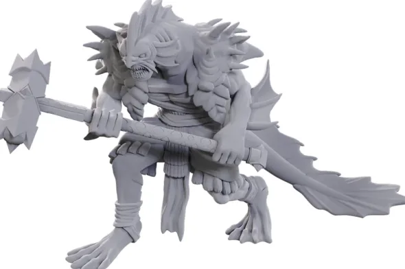 D&D Nolzur's Marvelous Miniatures: Sahuagin Coral Smasher