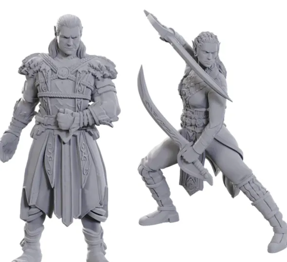 D&D Nolzur's Marvelous Miniatures: Special Edition Baldur's Gate 3 - Jaheira & Halsin