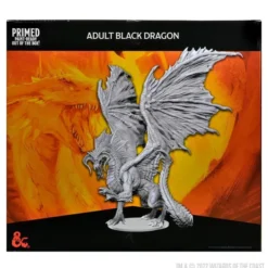 D&D Nolzur's Marvelous Unpainted Miniatures : Adult Black Dragon