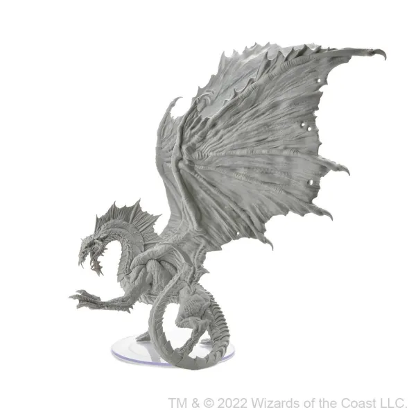 D&D Nolzur's Marvelous Unpainted Miniatures : Adult Black Dragon