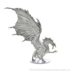 D&D Nolzur's Marvelous Unpainted Miniatures : Adult Black Dragon