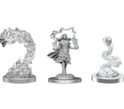 D&D Nolzur's Marvelous Unpainted Miniatures : Dark Spellcaster & Flameskulls