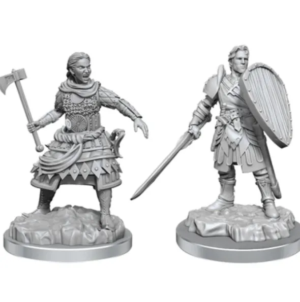 D&D Nolzur's Marvelous Unpainted Miniatures: Human Fighters