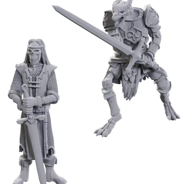 D&D Nolzur's Marvelous Unpainted Miniatures: Limited Edition 50th Anniversary Skeleton Knights