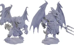 D&D Nolzur's Marvelous Unpainted Miniatures: Draconian Mage & Foot Soldier
