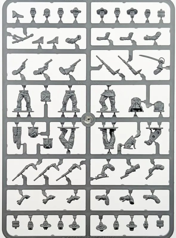 Dead Man's Hand - US Cavalry/Buffalo Soldiers Plastic Box Set