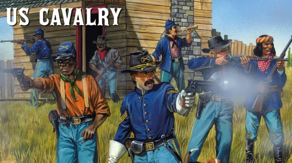 Dead Man's Hand - US Cavalry/Buffalo Soldiers Plastic Box Set