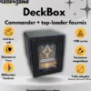 DeckBox Commander 100+ avec Toploader - Noir et Violet