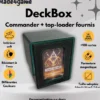 DeckBox Commander 100+ avec Toploader - Noir et Vert
