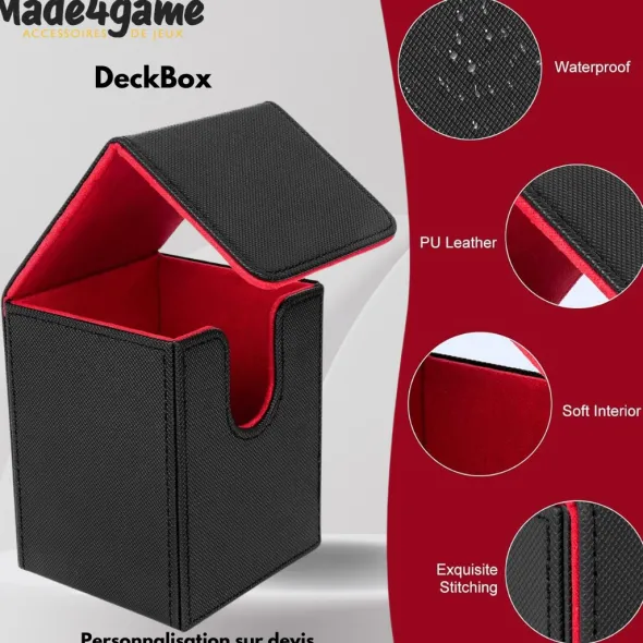 DeckBox 100+ Noir intérieur Gris