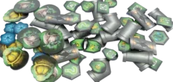 Deep Rock Galactic - Plastic Tokens (Biome & Space Rig)