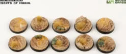 Deserts of Maahl Bases - Round 25mm (x10)
