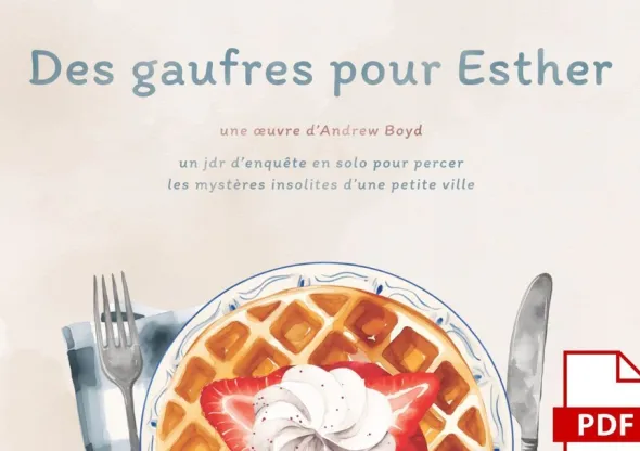 Des gaufres pour Esther - JDR Solo – PDF