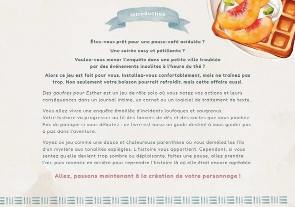 Des gaufres pour Esther - JDR Solo – PDF