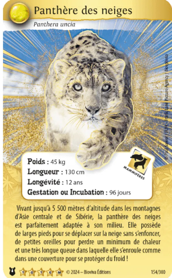 Défis Nature Protect - Pack de démarrage - Panthère des Neiges