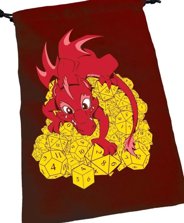 Dice Bag: Red Dice Dragon
