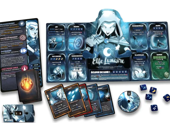 Dice Throne - Barbare VS Elfe Lunaire