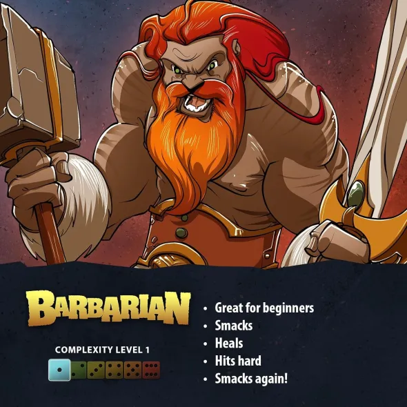Dice Throne - Barbarian - Hero Pack