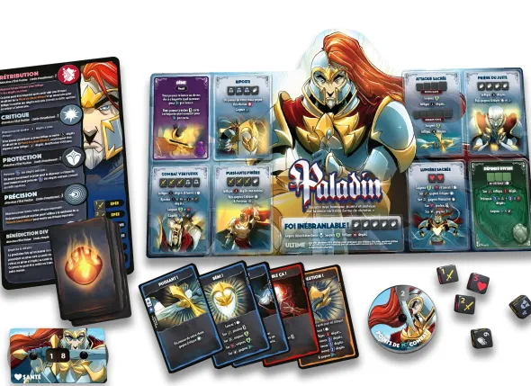 Dice Throne - Moine VS Paladin