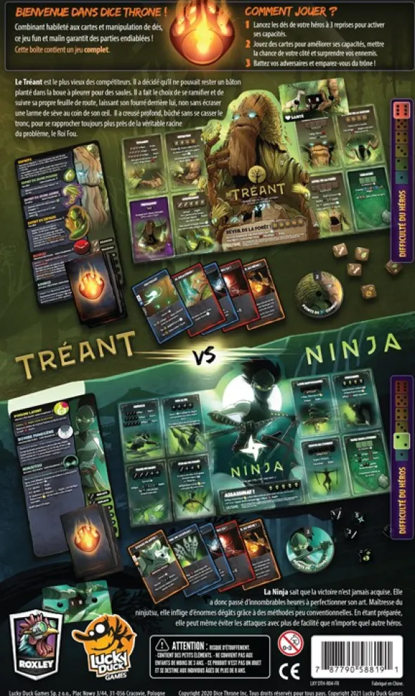 Dice Throne - Tréant VS Ninja