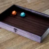 Dice Tray Tarsia Classic - Noyer Noir